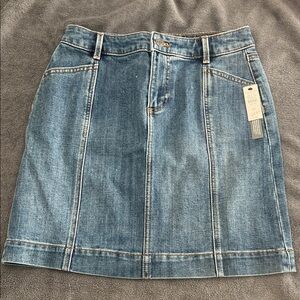 Talbots Classic Blue Denim Pencil Skirt